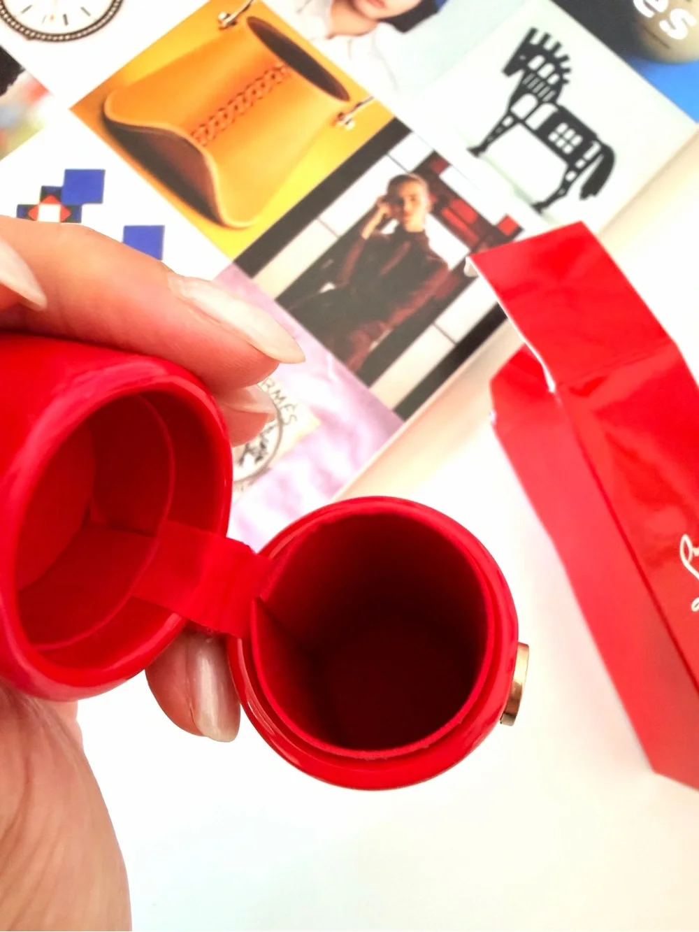 Christian Louboutin Lipstick Holder/Key Charm